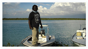 Bonefish Bradley On A Boat At Bay