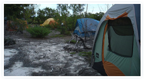 Tents Set Up